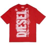 T-shirt enfant Diesel J01131 KYAR1 TJUSTE16 OVER-K438 RED