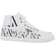 Baskets Kawasaki Graffiti Canvas Boot K202415 1002 White