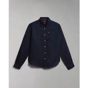 Chemise Napapijri G-CRETON NP0A4H1C-176 BLU MARINE