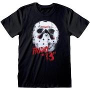 T-shirt Friday The 13Th White Mask