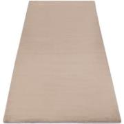 Tapis Rugsx Tapis BUNNY taupe beige IMITATION DE FOURRURE 60x100 cm