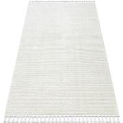 Tapis Rugsx Tapis SEVILLA PC00B rayures blanc Franges berbère 160x220 ...