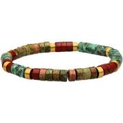 Bracelets Sixtystones Bracelet Perles Heishi Unakite-Large-20cm