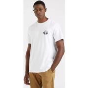 T-shirt Dockers A1103 0069 GRAPHIC TEE-LUCENT WHITE