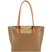 Sac a main LANCASTER Sac cabas Ref 45337 Camel 28*24*12