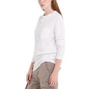 T-shirt Replay T-shirt manches longues avec encolure Henley