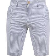 Pantalon Suitable Short Pim Rayures Bleu