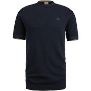 T-shirt Cast Iron Knitted T-Shirt Marine