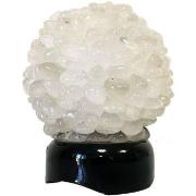 Lampes à poser Carla World Lampe 13 cm ronde en quartz polis