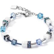 Bracelets Coeur De Lion Bracelet Geocube Iconic Nature bleu blanc