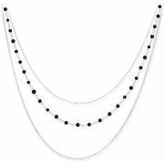 Collier Orusbijoux Collier Argent Triple Collier Petite Perles Spinell...