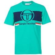 T-shirt Sergio Tacchini TEE SHIRT BLEU - PEACOCK GREEN/NAVY - L