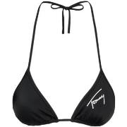 Maillots de bain Tommy Jeans Haut de bikini triangle Ref 60102 Noir