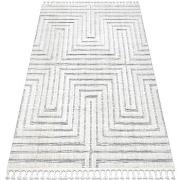 Tapis Rugsx Tapis SEVILLA Z788A labyrinthe, grec blanc / 80x150 cm