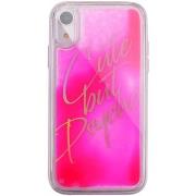 Housse portable Benjamins Cute But Psycho iPhone XR Couverture Rose BE