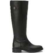 Bottines Tommy Hilfiger black casual closed longboot