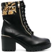 Bottines Versace Jeans Couture black gold casual closed booties