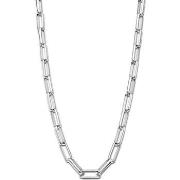 Collier Lotus Chaine femme maille forçat acier