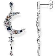 Boucles oreilles Thomas Sabo Boucles d'oreilles Royalty Lune argent