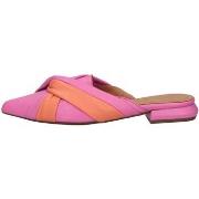 Sandales Hersuade S23118 Sabot Femme Fuchsia orange