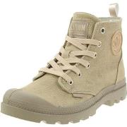 Baskets Palladium Pampa Zip Desert Wash beige, Sneaker Boots Femme