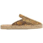 Espadrilles Paez Mule W - Print Snake Caramel