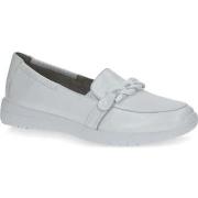 Mocassins Caprice white nappa casual closed loafers