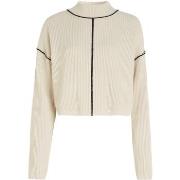 Pull Calvin Klein Jeans Pull coton col montant
