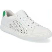 Baskets basses Rieker white casual closed sport shoe