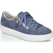 Baskets basses Rieker blue casual closed sport shoe