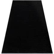 Tapis Rugsx Tapis SOFTY plaine couleur unie noir 160x220 cm