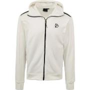 Sweat-shirt Didriksons Cardigan Acke Blanc Cassé