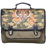 Cartable CARAMEL &amp; CIE Cartable Tigre Caramel et Cie Ref 60594 Ver...