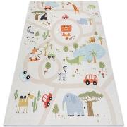 Tapis Rugsx Tapis lavable BAMBINO 1165 zoo pour les 80x150 cm