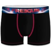 Boxers Freegun Boxer Homme Coton bio BCBASS2 Noir Rose