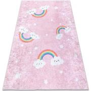 Tapis Rugsx Tapis lavable JUNIOR 51300.802 Arc-en-ciel, nuages 120x170...