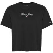 T-shirt Tommy Jeans T shirt femme Ref 60245 BDS Noir