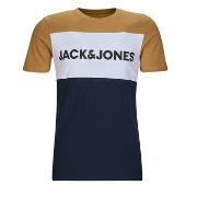 T-shirt Jack &amp; Jones JJELOGO BLOCKING TEE SS