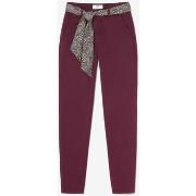 Pantalon Le Temps des Cerises Pantalon chino dyli4 lie de vin