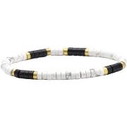 Bracelets Sixtystones Bracelet Perles Heishi 4mm Agate Noire -Small-16...