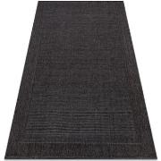 Tapis Rugsx Tapis TIMO 5000 SIZAL extérieur cadre noir 180x270 cm