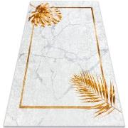 Tapis Rugsx Tapis lavable MIRO 51518.806 Feuilles, cadre antid 160x220...