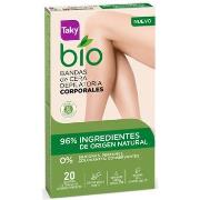 Accessoires corps Taky Bio Natural 0% Bandas De Cera Corporales Depila...