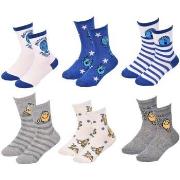 Chaussettes enfant Monsieur Madame Pack de 6 Paires 2647