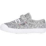 Baskets Kawasaki Glitter Kids Shoe W/Elastic K202586-ES 8889 Silver