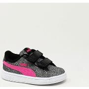 Baskets Puma BASKET SMASH GLITZ GLAM NOIR ROSE