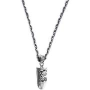 Collier Orusbijoux Collier Homme Argent Balle Tête De Mort