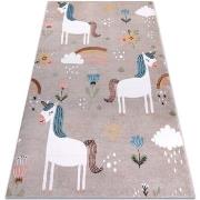 Tapis Rugsx Tapis FUN Sweety pour enfants, licorne, arc 240x330 cm