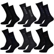 Chaussettes Azzaro Pack de 6 paires Texte