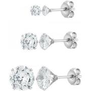 Boucles oreilles Sc Crystal B4176-ARGENT